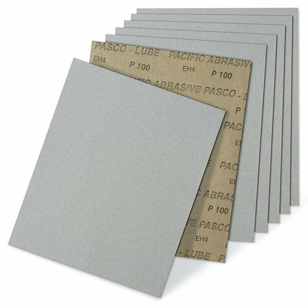 Cgw Abrasives CSA Stearated Sanding Sheet, 11 in L x 9 in W, 280 Grit, Very Fine Grade, Aluminum Oxide Abrasive, P 44838